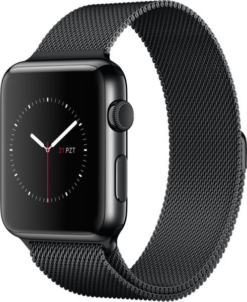 Apple Watch (42 mm) Uzay Siyahı Paslanmaz Çelik Kasa ve Uzay Siyahı Milano Loop Akıllı Saat
