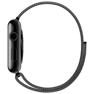 Apple Watch (42 mm) Uzay Siyahı Paslanmaz Çelik Kasa ve Uzay Siyahı Milano Loop Akıllı Saat