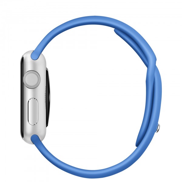 Apple Watch Sport (38 mm) Gümüş Rengi Alüminyum Kasa ve Kraliyet Mavisi Spor Kordon Akıllı Saat