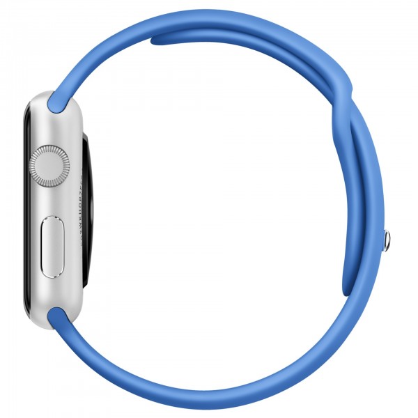 Apple Watch Sport (42 mm) Gümüş Rengi Alüminyum Kasa ve Kraliyet Mavisi Spor Kordon Akıllı Saat
