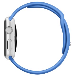 Apple Watch Sport (42 mm) Gümüş Rengi Alüminyum Kasa ve Kraliyet Mavisi Spor Kordon Akıllı Saat