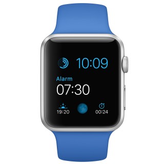 Apple Watch Sport (42 mm) Gümüş Rengi Alüminyum Kasa ve Kraliyet Mavisi Spor Kordon Akıllı Saat