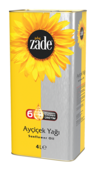 Zade Ayçiçek Yağı 4 lt