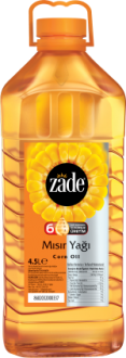 Zade Mısır Yağı Pet 4.5 lt