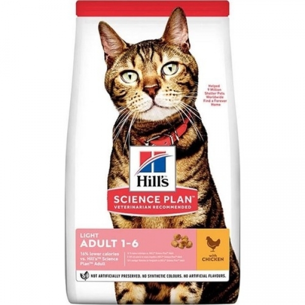 Hill's Feline Light Yetişkin Kuru 3 kg Kedi Maması
