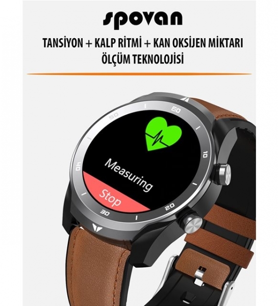 Spovan HRV+PPG Akıllı Saat