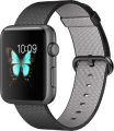 Apple Watch Sport (42 mm) Uzay Grisi Alüminyum Kasa ve Naylon Örme Siyah Kordon