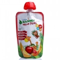 Hammm Çilek Kavun Elma Muz Meyve Püresi 90 gr resim
