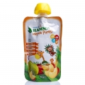 Hammm Şeftali Armut Elma Muz Meyve Püresi 90 gr resim