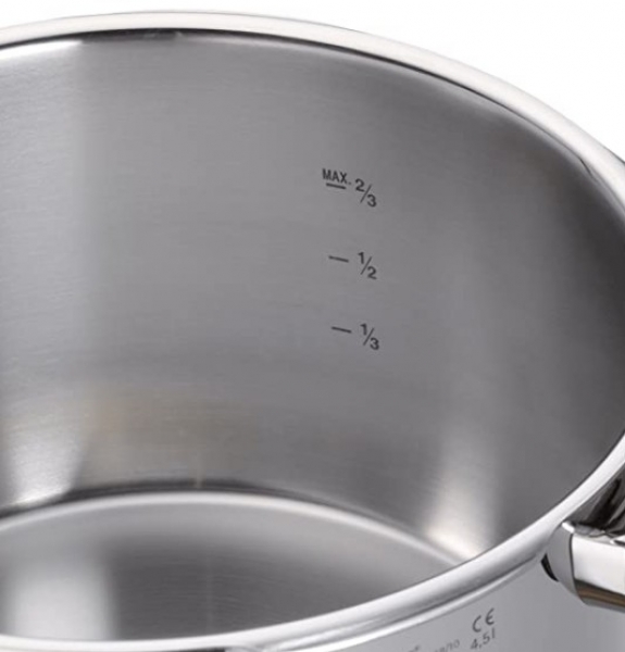 WMF Perfect 6.5+3 Düdüklü Tencere (6.5 Litre / 3 Litre)