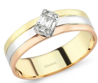 Altınbaş MIS429 0.11 Karat Pırlanta Yüzük
