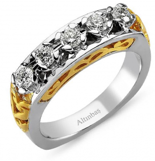 Altınbaş NL001 0.55 Karat Pırlanta Yüzük