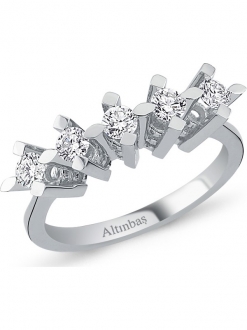 Altınbaş ESD205-8K 0.48 Karat Pırlanta Yüzük