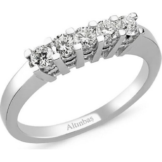 Altınbaş FS076 0.48 Karat Pırlanta Yüzük