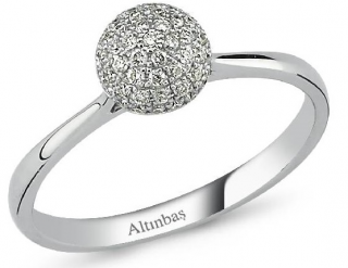 Altınbaş KJ540 0.25 Karat Pırlanta Yüzük
