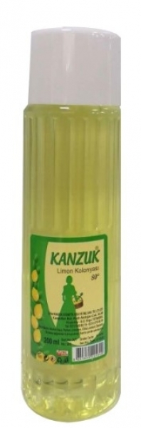 Kanzuk Limon Kolonyası Pet Şişe 200 ml