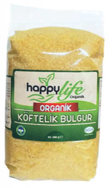 Happy Life Organik Köftelik Bulgur 1 kg