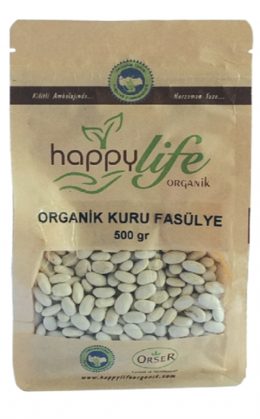 Happy Life Organik Kuru Fasulye 500 gr