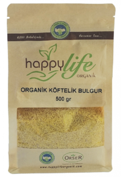 Happy Life Organik Köftelik Bulgur 500 gr