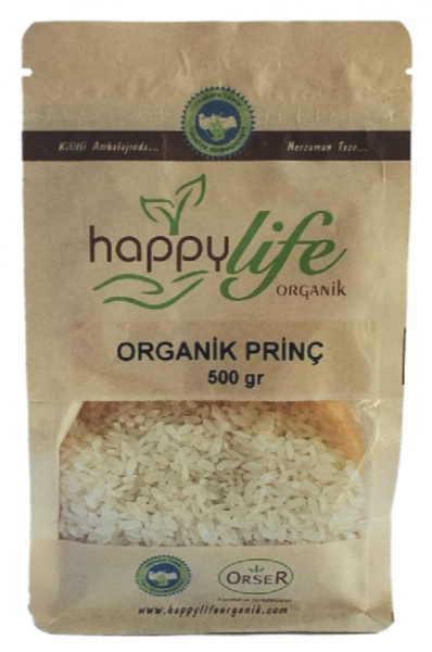 Happy Life Organik Pirinç 500 gr