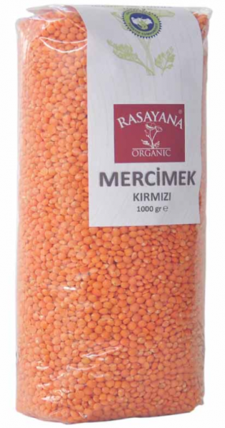 Rasayana Organik Kırmızı Mercimek 1 kg