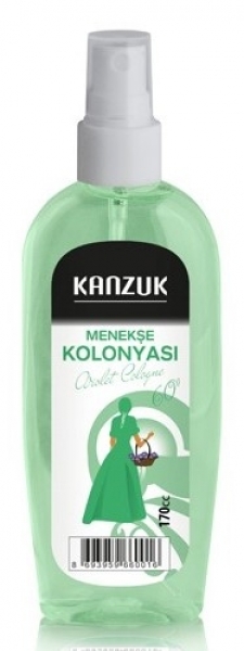 Kanzuk Menekşe Kolonyası Pet Şişe Sprey 170 ml (170 ml / Pet Şişe)