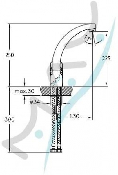 Punto Deco Kısa Kuğu A41092 Lavabo Bataryası