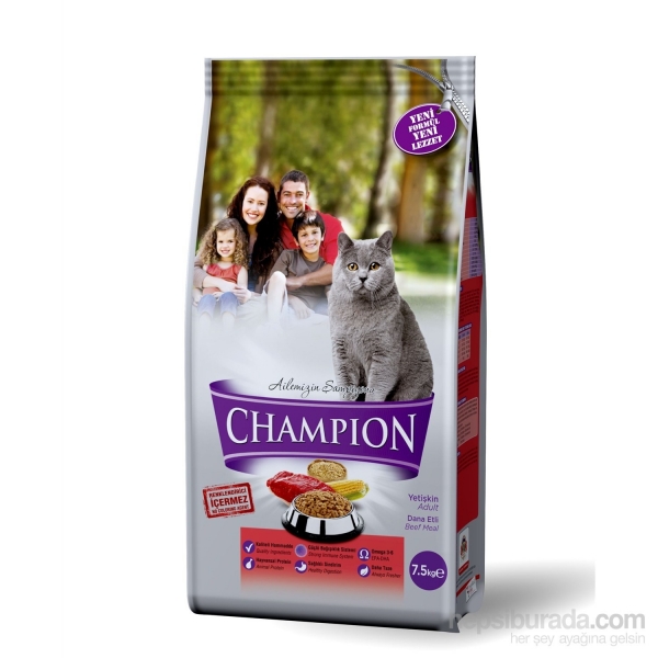 Champion Dana Etli Yetişkin 7.5 kg Kedi Maması (7.5 kg)