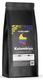 Ambruvase Kolombiya Excelso Washed Çekirdek Kahve 250 gr