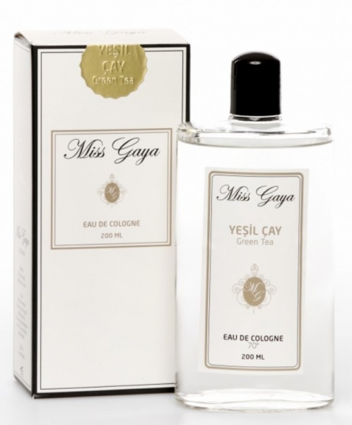Miss Gaya Yeşil Çay Kolonyası Cam Şişe 200 ml (200 ml / Cam Şişe)