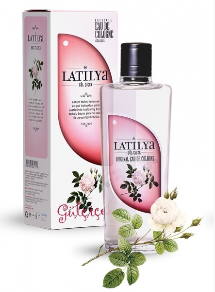 Latilya Gül Çiçek Kolonyası Cam Şişe 270 ml