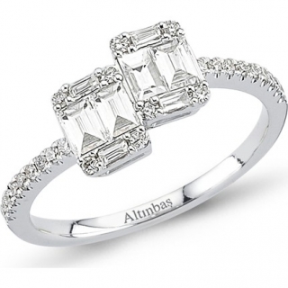 Altınbaş ND097 0.55 Karat Pırlanta Yüzük