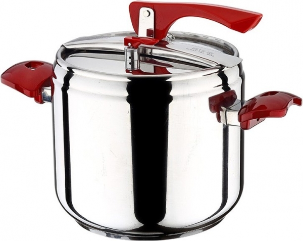 Uçe Kırmızı Düdüklü Tencere (7 Litre)