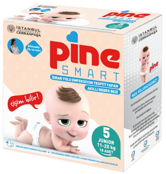 Pine Smart 5 Beden 18 Adet Bebek Bezi