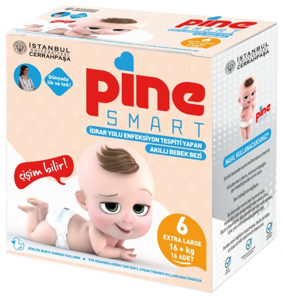 Pine Smart 6 Beden 16 Adet Bebek Bezi
