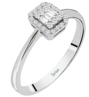 Sirius 17R0264 0.15 Karat Pırlanta Yüzük