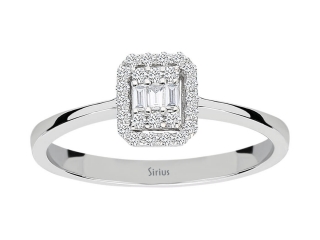 Sirius 17R0264 0.15 Karat Pırlanta Yüzük