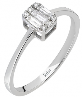 Sirius 23R0125 0.22 Karat Pırlanta Yüzük