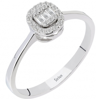 Sirius 46R0003 0.10 Karat Pırlanta Yüzük