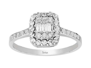 Sirius 41R0033 0.25 Karat Pırlanta Yüzük