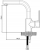 GPD Pedra MTL160 Lavabo Bataryası