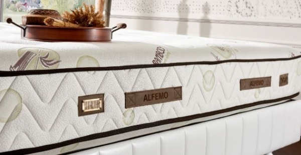 Alfemo Bamboo 90x190 cm Yaylı Yatak (90x190 cm)