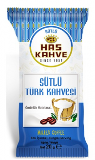 Has Kahve Tek İçimlik Sütlü Türk Kahvesi 20 gr