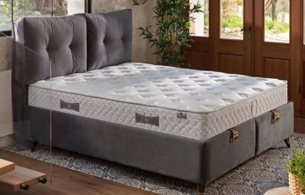 İdaş Natural Comfort 90x190 cm Lateks + Yaylı Yatak (90x190 cm)