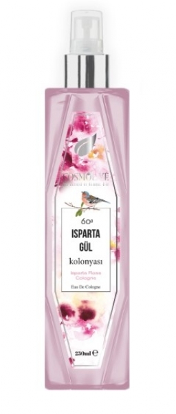 Cosmolive Isparta Gül Kolonyası Pet Şişe Sprey 250 ml
