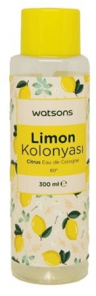 Watsons Limon Kokulu Kolonya Pet Şişe 300 ml