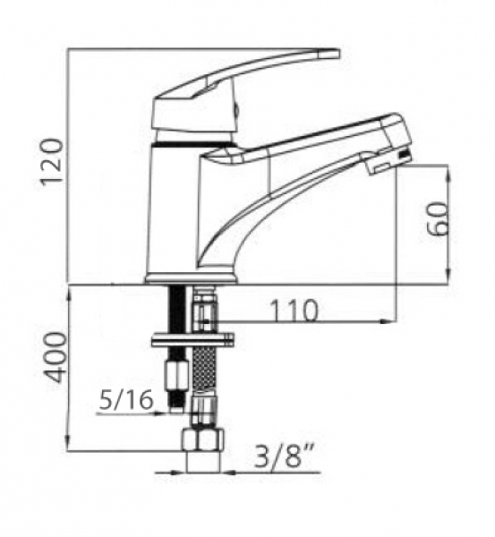 Tema Cosmo 61030 Lavabo Bataryası