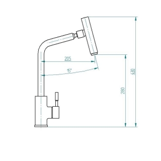 Venezia Inox Mafsallı 5013127-05 Eviye Bataryası