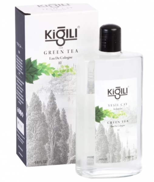 Kığılı Yeşil Çay Kolonyası Cam Şişe 200 ml