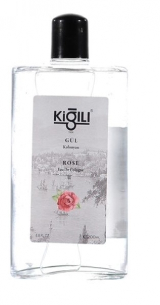 Kığılı Gül Kolonyası Cam Şişe 200 ml